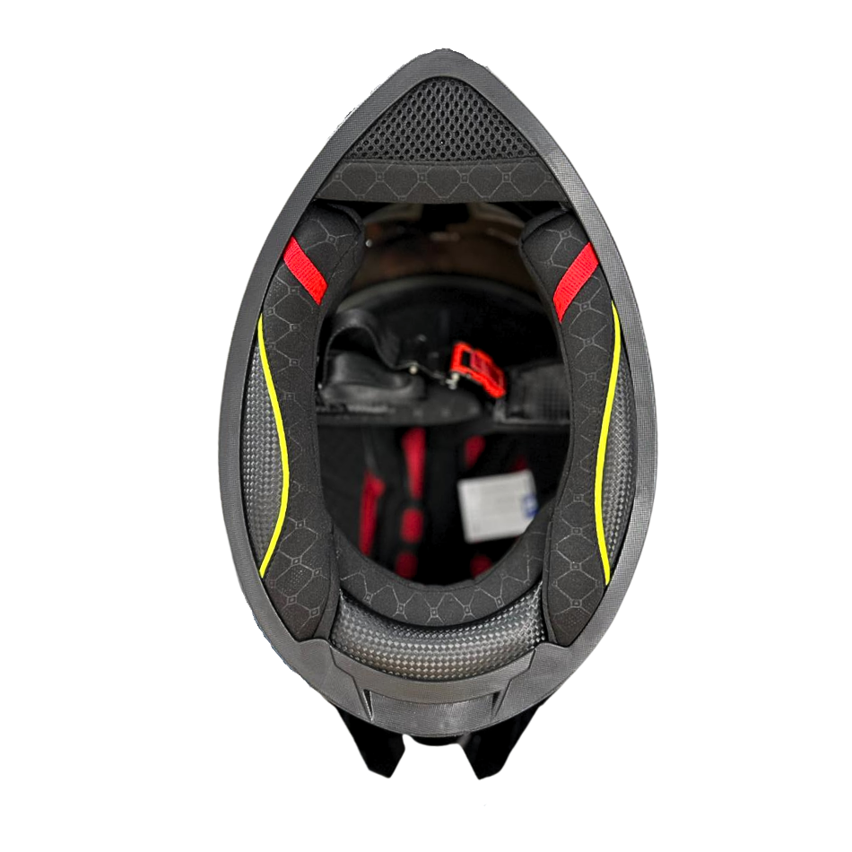 Casco EDGE Integral Racer Sólido Negro Certificación DOT