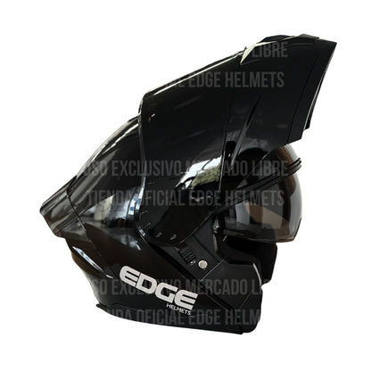 Casco Edge Abatible Boston Solido Certificación Dot | Ece