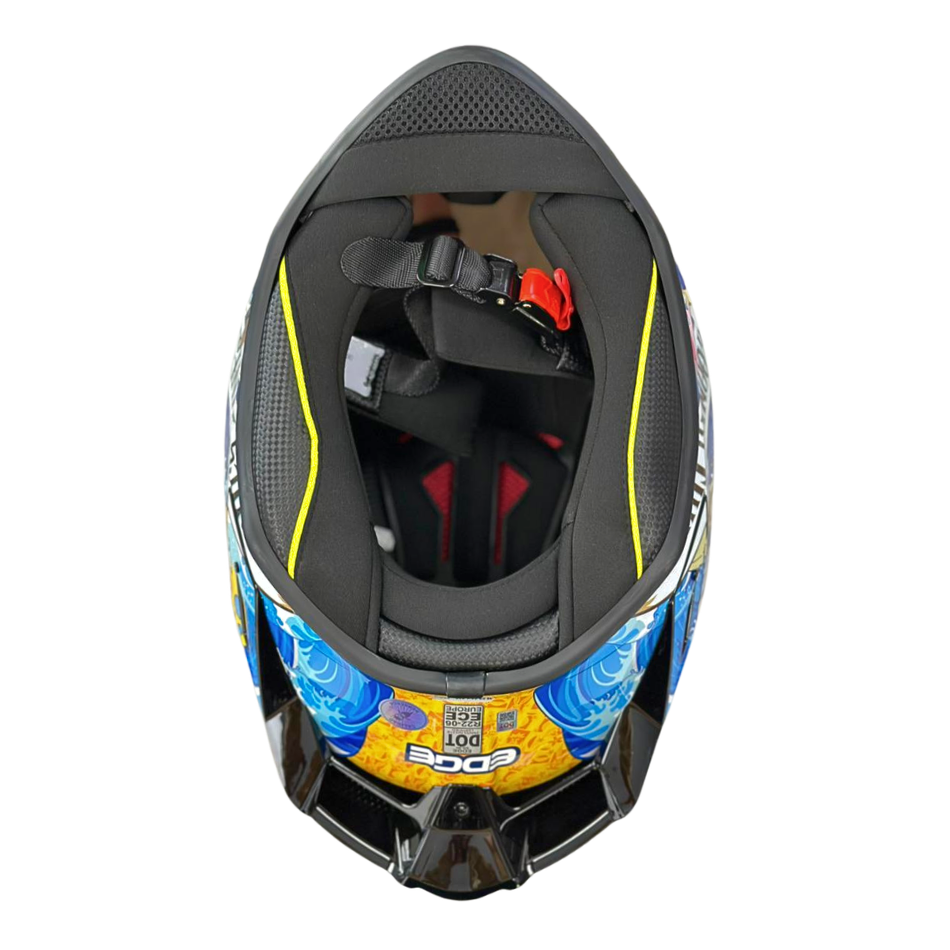 Casco WARNER Integral Shanghai Looney Tunes Certificación DOT I ECE