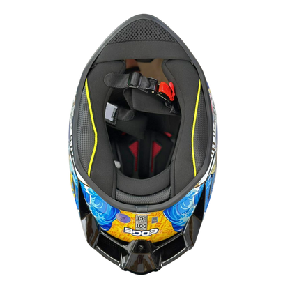 Casco WARNER Integral Shanghai Looney Tunes Certificación DOT I ECE