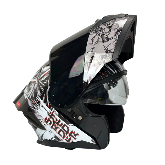 Casco Nickelodeon Abatible Boston Tortugas Ninja Brillante