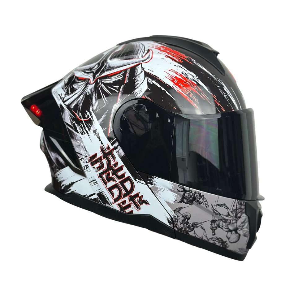 Casco Nickelodeon Abatible Boston Tortugas Ninja Brillante