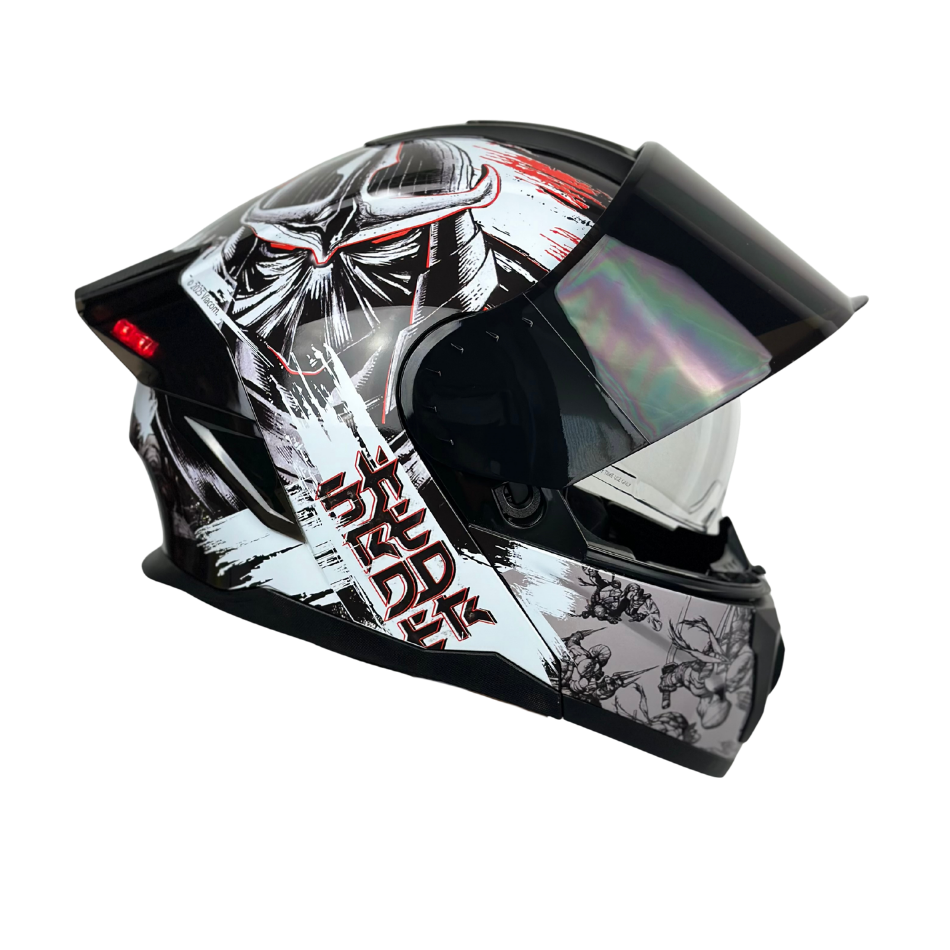 Casco Nickelodeon Abatible Boston Tortugas Ninja Brillante