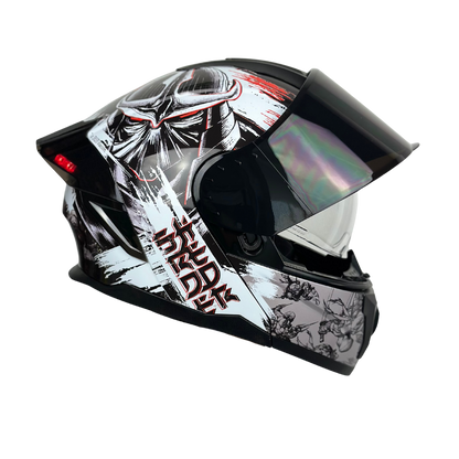 Casco Nickelodeon Abatible Boston Tortugas Ninja Brillante