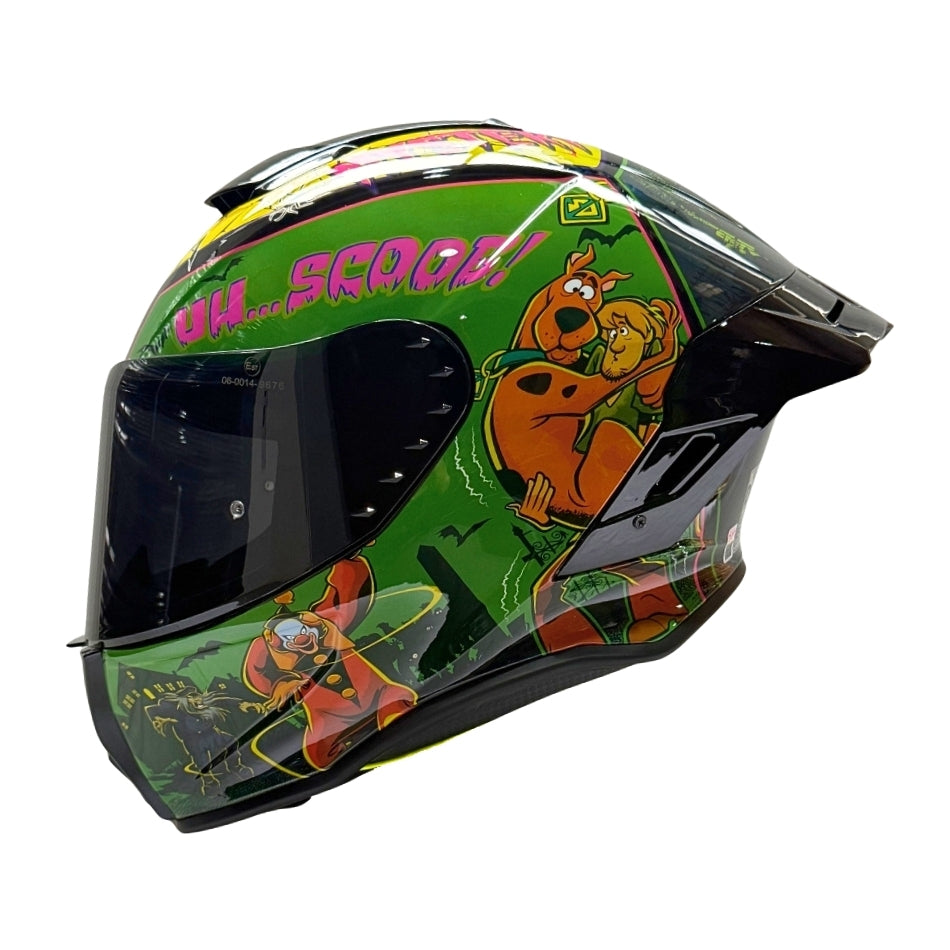 Casco WARNER Integral Shanghai Scooby Doo Certificación DOT I ECE