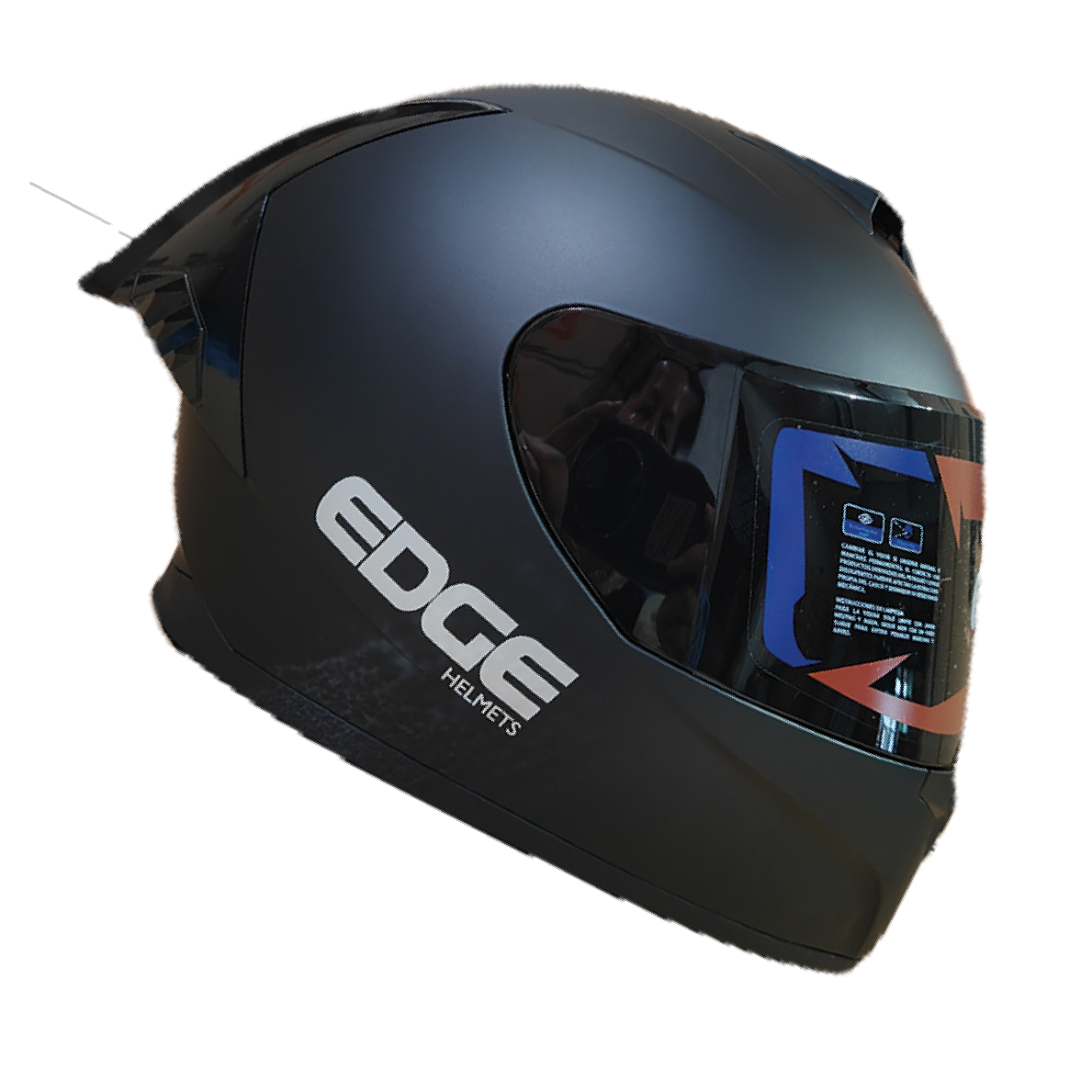 Casco EDGE Integral Racer Sólido Certificación DOT