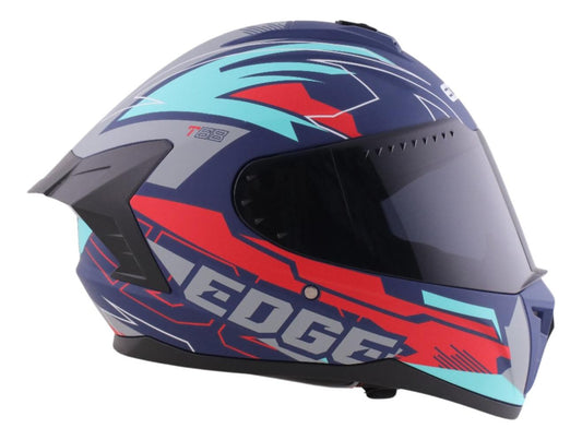 Casco Edge Integral Extreme T68 Rojo Certificado Dot | Ece
