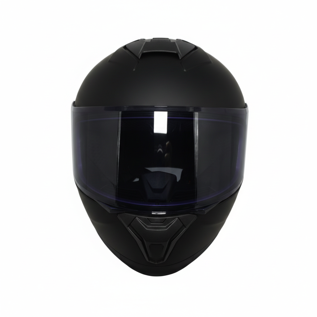 Casco EDGE Kids Integral Winner Solido Negro Certificación DOT