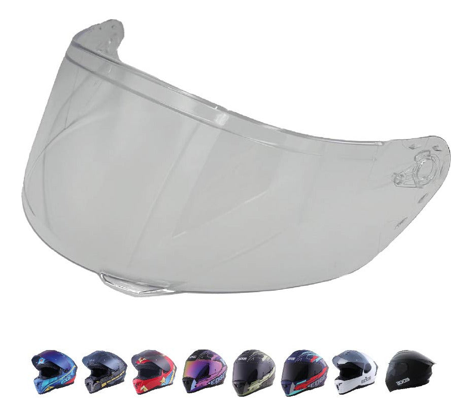 Visores Transparentes Edge  Helmets