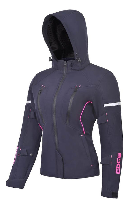 L - Chaqueta Edge Pro Series Azul / Rosa