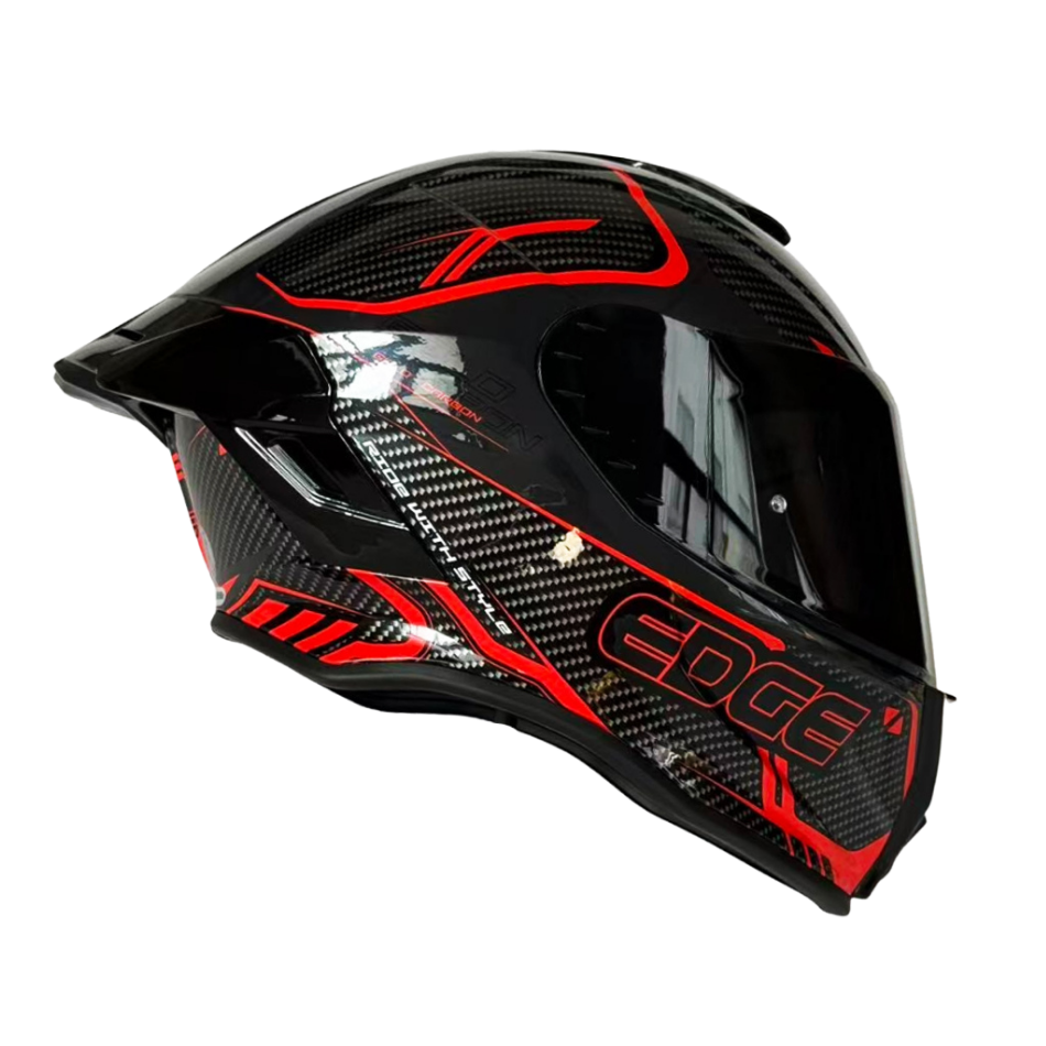 Casco DC Integral Shanghai Goldex Rojo Brillante