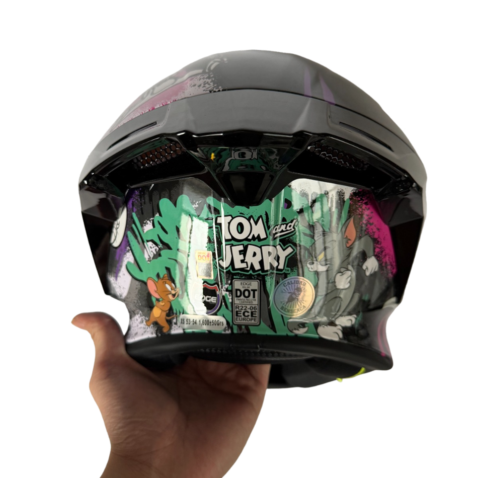 Casco Warner Integral Shanghai Tom & Jerry 2.0 Brillante