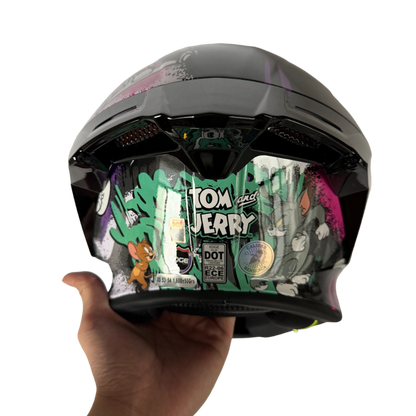 Casco Warner Integral Shanghai Tom & Jerry 2.0 Brillante