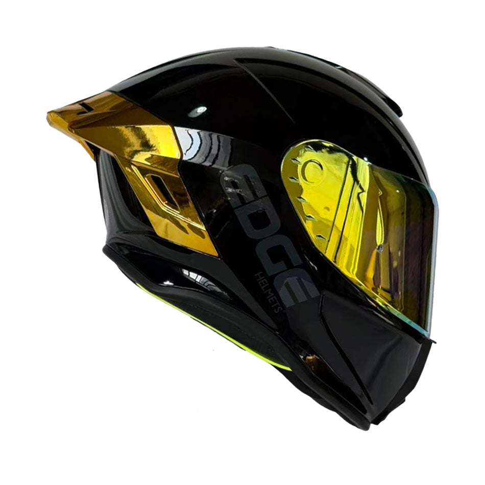 Casco EDGE Integral Shanghai Metalizado Dorado Certificación DOT I ECE