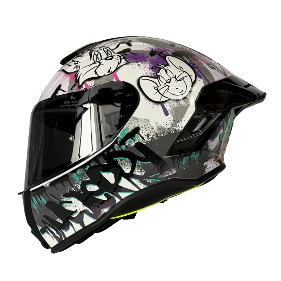 Casco Warner Integral Shanghai Tom & Jerry 2.0 Brillante