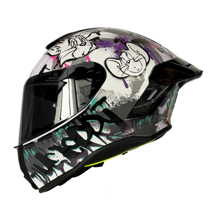 Casco Warner Integral Shanghai Tom & Jerry 2.0 Brillante